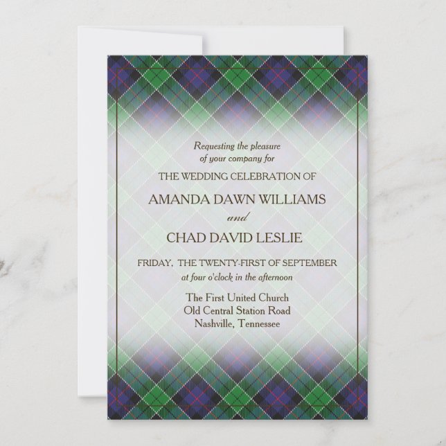 Tartan Beauty Clan Leslie Hunting Scottish Plaid (Front)