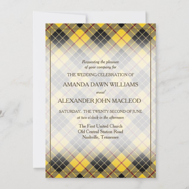 Tartan Beauty Clan MacLeod of Lewis Scottish Plaid (Front)