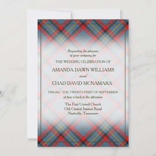 Tartan Beauty Clan MacNamara Irish Plaid