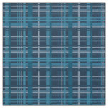 Tartan blue pattern fabric