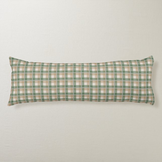 Tartan Body Pillow (Front)
