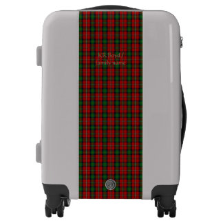 Tartan Boyd Clan Family with your name / initials Luggage