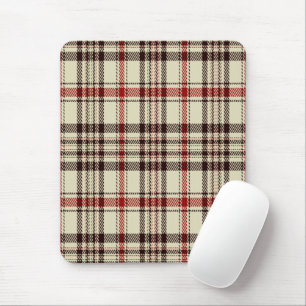 Tartan Brown Mouse Pad