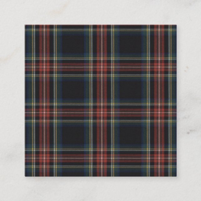 Tartan Business Card (Front)
