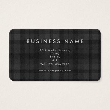 Tartan Business Card Tartan Business Card