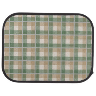 Tartan Car Floor Mat