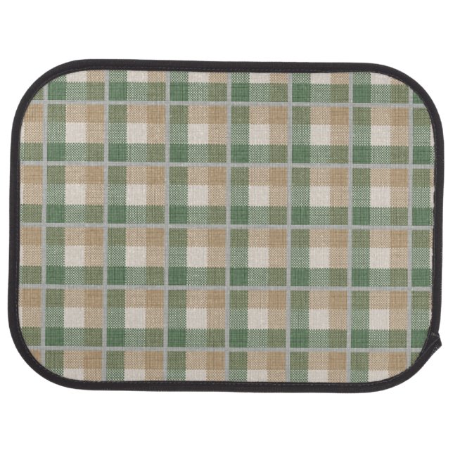 Tartan Car Floor Mat (Rear)