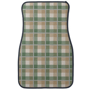 Tartan Car Floor Mat