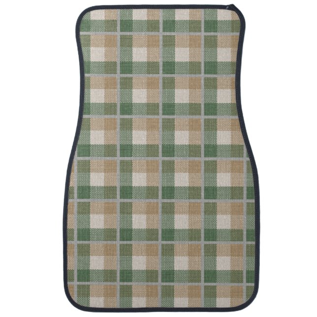 Tartan Car Floor Mat (Front)