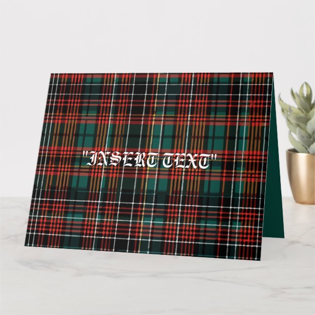 Tartan Card (Small Plant)