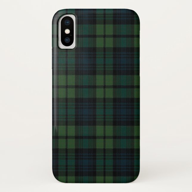 Tartan Case-Mate Barely There iPhone X Case (Back)