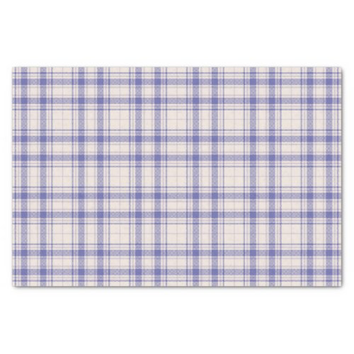 Tartan _ Cement White_Dark Purple_Mauve Tissue Paper