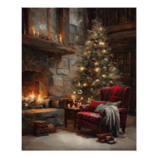 Tartan Christmas Poster