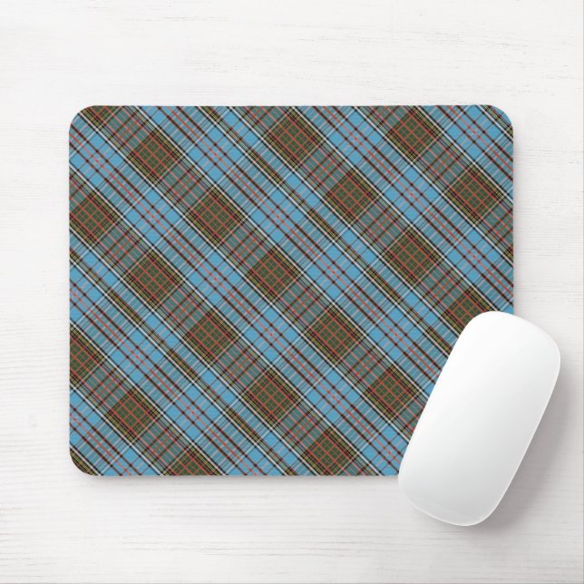 Tartan Clan Anderson Checkered Plaid Mouse Pad (With Mouse)