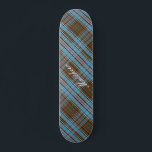 Tartan Clan Anderson Checkered Plaid Skateboard<br><div class="desc">Level up your tartan game with this Anderson Clan Scottish print Tartan skateboard that's perfect for warmer months while you practice your skill at jumping over objects TIP: Celebrate all things tartan Clan Anderson and combine this with our matching Coffee Mug, Kitchen Towel, Water bottle, or iPhone case, available in...</div>
