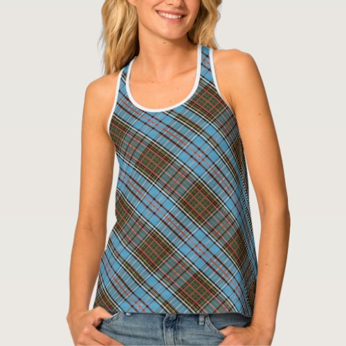 Tartan Clan Anderson Checkered Plaid Tank Top