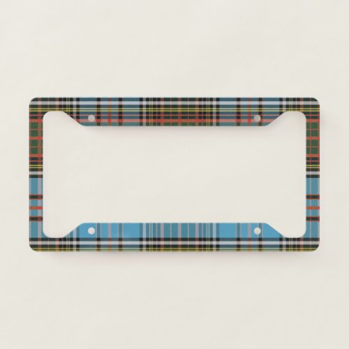 Tartan Clan Anderson Plaid Check License Plate Frame