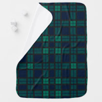 Tartan Clan Black Watch Plaid Blue Green Check