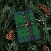 Green Plaid Wrapping Paper