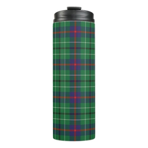 Tartan Clan Duncan Plaid Green Red Blue Check Thermal Tumbler