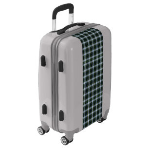 Tartan Clan Gordon Plaid Green Checkered Luggage