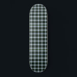 Tartan Clan Gordon Plaid Purple Green Checkered Skateboard<br><div class="desc">Looking for instant good mood? Just add sun and sand together with this Clan Gordon tartan purple green black white checkered desing. Makes a great gift or just treat yourself. TIP: Consider pairing this with our matching complementary tote bag, yoga mat, or paper napkin as the perfect gift for the...</div>
