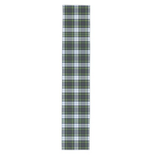 Tartan Clan Gordon White Green Purple Plaid Medium Table Runner