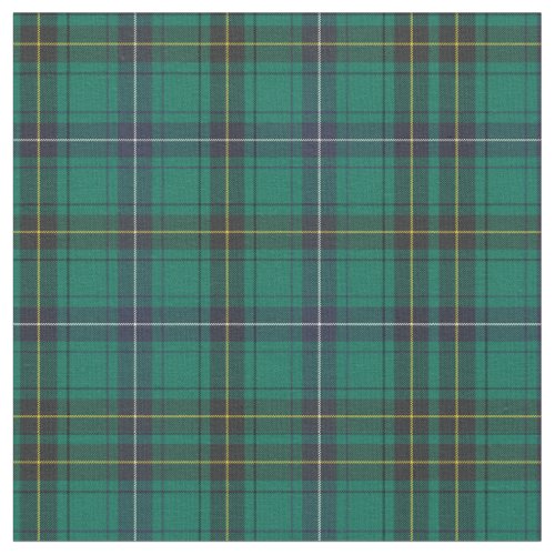 Tartan Clan Henderson Plaid Pattern Green Check Fabric