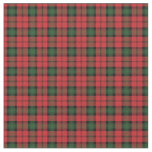 Tartan Clan Kerr Plaid Red Green Check Fabric
