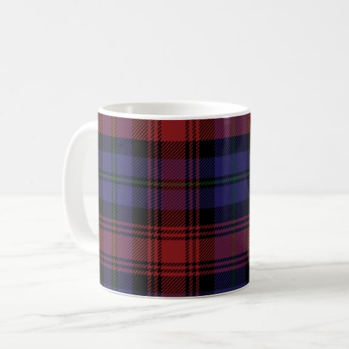 Tartan Clan MacLachlan Plaid Black Red Check Coffee Mug
