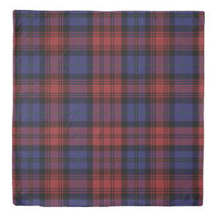 Tartan Clan MacLachlan Plaid Purple Red Check Duvet Cover