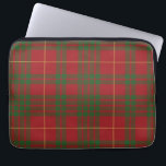 Tartan Clan MacTavish Plaid Red Green Checkered Laptop Sleeve<br><div class="desc">Clan MacTavish tartan red, yellow, and green checkered design laptop sleeve for anyone who loves classic and elegant covers for their accessories. Give your laptop somewhere comfortable to lay down and help reduce scratches. Available in 10", 13", and 15" sizes and makes a perfect gift for our tech-obsessed family, friends,...</div>