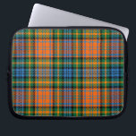 Tartan Clan Murray Plaid Orange Blue Check  Laptop Sleeve<br><div class="desc">Clan Murray tartan green blue check design laptop sleeve for anyone who loves classic and elegant cover for their accessories. Perfect gift for family reunions, or other special gift giving occasions. Celebrate all things Scottish tradition with this cool Clan Murray tartan print laptop sleeve TIP: Add our matching notebook, mobile...</div>