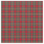 Tartan Clan Stewart Plaid Pattern Red Green Check Fabric