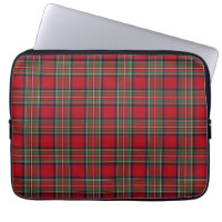 Tartan Clan Stewart Plaid Red Blue Green Checkered