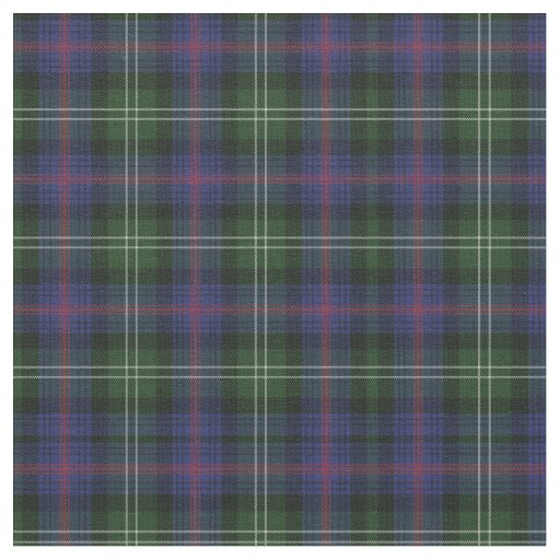 Tartan Clan Sutherland Pattern Plaid Fabric