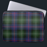 Tartan Clan Sutherland Plaid Purple Green Check Laptop Sleeve<br><div class="desc">Clan Sutherland tartan purple, black, and green checkered design laptop sleeve for anyone who loves classic and elegant covers for their accessories. Give your laptop somewhere comfortable to lay down and help reduce scratches. Available in 10", 13", and 15" sizes and makes a perfect gift for our tech-obsessed family, friends,...</div>