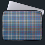 Tartan Clan Thompson Plaid Gray Blue Checkered Laptop Sleeve<br><div class="desc">Clan Thompson tartan grey, blue checkered design laptop sleeve for anyone who loves classic and elegant covers for their accessories. Give your laptop somewhere comfortable to lay down and help reduce scratches. Available in 10", 13", and 15" sizes and makes a perfect gift for our tech-obsessed family, friends, and on...</div>