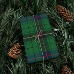Tartan Davidson Plaid Green Black Blue Wrapping Paper<br><div class="desc">Complete your gifting needs with this cute plaid Davidson tartan pattern wrapping paper for any special occasion including birthdays,  anniversaries,  holidays</div>
