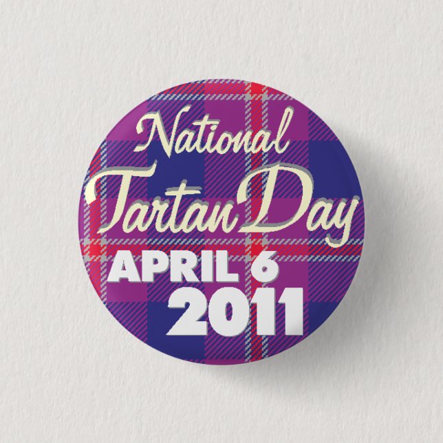 Tartan Day 2011: Mini Pinback Button (Front)