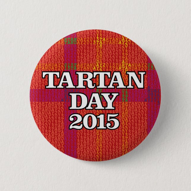 Tartan Day 2015 Button (Front)