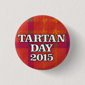 Tartan Day 2015 mini-button Button