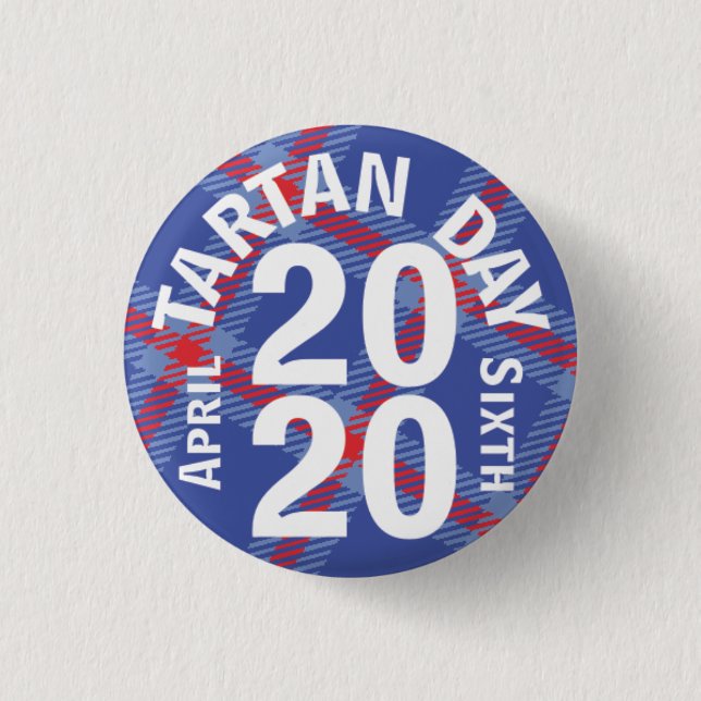 Tartan Day 2020 Button (Front)