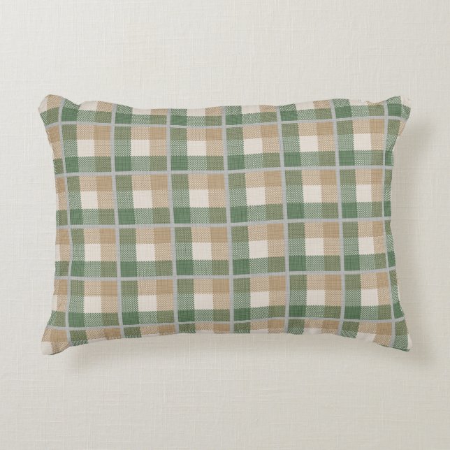 Tartan Decorative Pillow (Front)