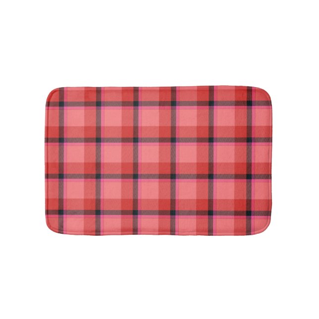 Tartan Design Bathroom Mat (Front)