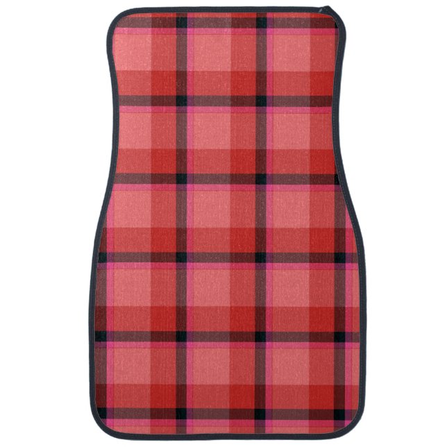 Tartan Design Car Mat (Front)