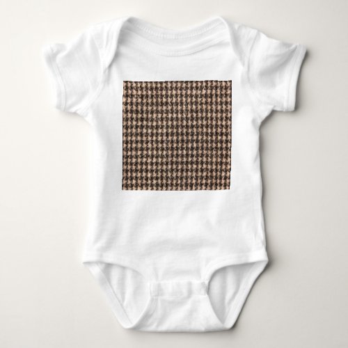 Tartan Design Cloth Texture Baby Bodysuit
