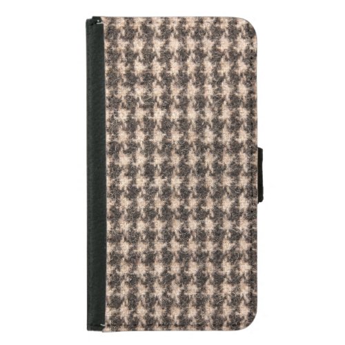 Tartan Design Cloth Texture Samsung Galaxy S5 Wallet Case
