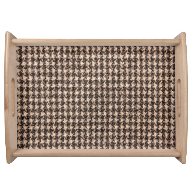 Tartan Design Cloth Texture Serving Tray (Front)