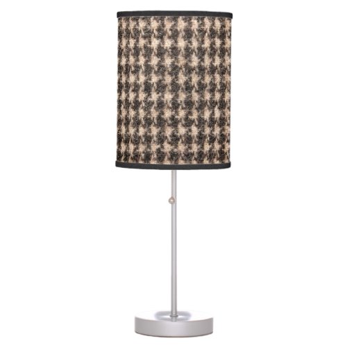 Tartan Design Cloth Texture Table Lamp